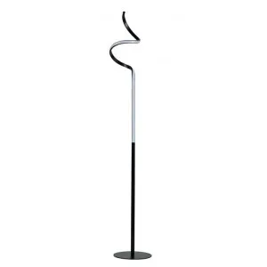 Chipper Metal Spiral LED Floor Lamp, Black by Lumi Lex, a Floor Lamps for sale on Style Sourcebook