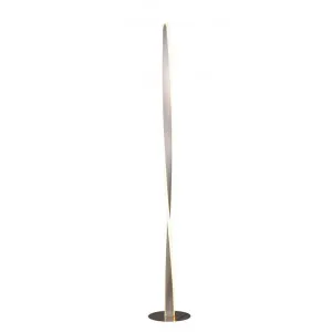 Enhalus Metal Twist LED Floor Lamp, Brushed Chrome by Lexi Lighting, a Floor Lamps for sale on Style Sourcebook