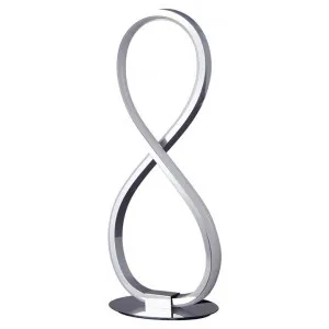 Infinite Metal LED Table Lamp, Chrome by Lumi Lex, a Table & Bedside Lamps for sale on Style Sourcebook