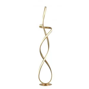 Ainhoa Metal LED Floor Lamp, Gold by Lexi Lighting, a Floor Lamps for sale on Style Sourcebook