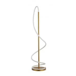 Lyona Metal LED Floor Lamp, Gold by Lumi Lex, a Floor Lamps for sale on Style Sourcebook