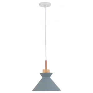 Bara Metal Scandi Cone Pendant Light, Grey by Laputa Lighting, a Pendant Lighting for sale on Style Sourcebook