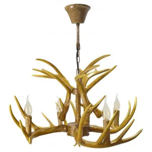 Essington Antler Sculpture Chandelier, Small, Brown by Laputa Lighting, a Chandeliers for sale on Style Sourcebook