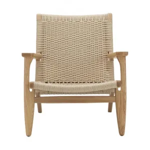 Miles Ashwood & Woven Cord Lounge Armchair, Natural by FLH, a Chairs for sale on Style Sourcebook
