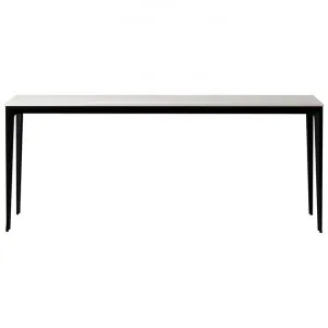 BKC Innovation S Commercial Grade Indoor / Outdoor Minimalist Console Table, 180cm, White / Black by BKC, a Tables for sale on Style Sourcebook