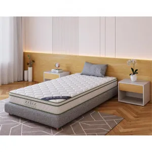 Avocado Boxed Euro Top Bonnell Spring Soft Mattress (Suits Bunk Upper Bed), King Single by ZZiZZ, a Mattresses for sale on Style Sourcebook
