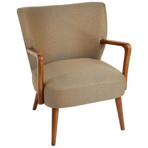 Academy Darcy Mid Century Fabric Armchair, Mustard by Academy Home Goods, a Chairs for sale on Style Sourcebook