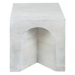 Amalfi Arch Mango Wood Square Side Table by Amalfi, a Side Table for sale on Style Sourcebook