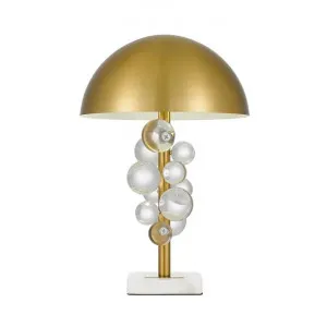 Narvik Luxe Table Lamp, Antique Gold by Telbix, a Table & Bedside Lamps for sale on Style Sourcebook