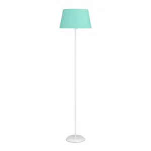 Jaxon Metal Base Floor Lamp, White / Green by Telbix, a Floor Lamps for sale on Style Sourcebook