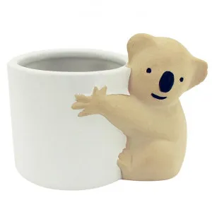 Koala Cuddle Ceramic Planter by NF Living, a Plant Holders for sale on Style Sourcebook