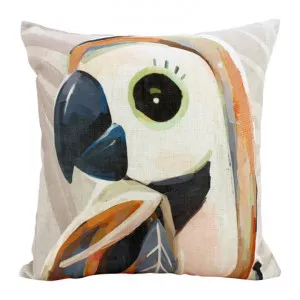 Paulie Parrot Linen Blend Scatter Cushion, Type A by NF Living, a Cushions, Decorative Pillows for sale on Style Sourcebook