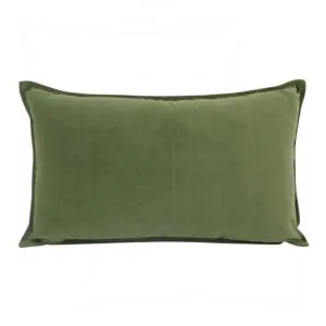 Maldon Velvet Lumbar Cushion, Olive by NF Living, a Cushions, Decorative Pillows for sale on Style Sourcebook