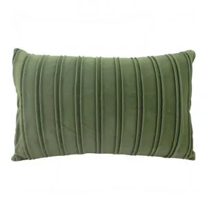 Cecil Velvet Lumbar Cushion, Olive by NF Living, a Cushions, Decorative Pillows for sale on Style Sourcebook