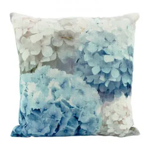 Nikko Blue Linen Blend Scatter Cushion by NF Living, a Cushions, Decorative Pillows for sale on Style Sourcebook