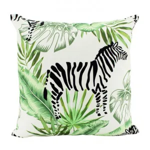 Boden Tropical Zebra Outdoor Scatter Cushion, Green by NF Living, a Cushions, Decorative Pillows for sale on Style Sourcebook