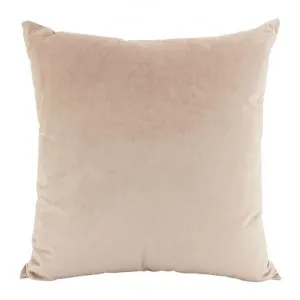 Aria Feather Filled Velvet Euro Cushion, Blush by NF Living, a Cushions, Decorative Pillows for sale on Style Sourcebook