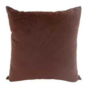 Aria Feather Filled Velvet Euro Cushion, Dark Berry by NF Living, a Cushions, Decorative Pillows for sale on Style Sourcebook