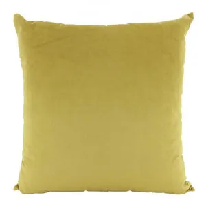Aria Feather Filled Velvet Euro Cushion, Gold by NF Living, a Cushions, Decorative Pillows for sale on Style Sourcebook