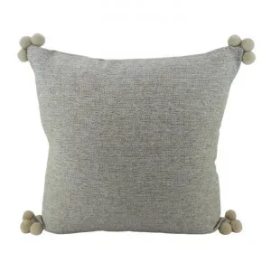 Seines Pompom Scatter Cushion, Grey by NF Living, a Cushions, Decorative Pillows for sale on Style Sourcebook