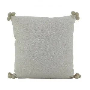 Seines Pompom Scatter Cushion, Beige by NF Living, a Cushions, Decorative Pillows for sale on Style Sourcebook