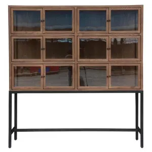 Hamlyn Oak Timber & Metal Display Cabinet, Large by Dodicci, a Cabinets, Chests for sale on Style Sourcebook