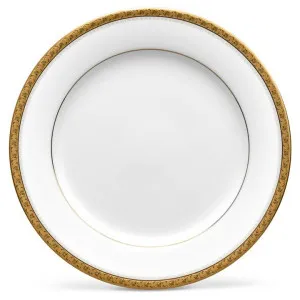 Noritake Charlotta Gold Microwave Safe Fine Porcelain Entree Plate by Noritake, a Plates for sale on Style Sourcebook