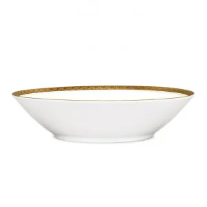 Noritake Charlotta Gold Microwave Safe Fine Porcelain Dessert Bowl by Noritake, a Bowls for sale on Style Sourcebook