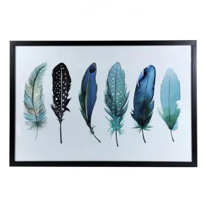 "Feather Storm" Framed Wall Art Print, 105cm by Manoir Chene, a Artwork & Wall Decor for sale on Style Sourcebook
