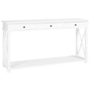 Manto Timber Console Table, 150cm, White by Canvas Sasson, a Console Table for sale on Style Sourcebook