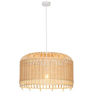 Sefina Rattan Pendant Light, Large by Mercator, a Pendant Lighting for sale on Style Sourcebook