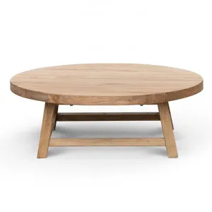 Asahi Elm Timber Round Coffee Table, 100cm by Conception Living, a Coffee Table for sale on Style Sourcebook
