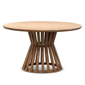 Albertslund Acacia Timber Round Outdoor Dining Table, 135cm by Conception Living, a Tables for sale on Style Sourcebook