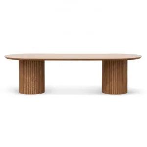 Mossvale Wooden Oval Dining Table, 280cm, Natural by Conception Living, a Dining Tables for sale on Style Sourcebook