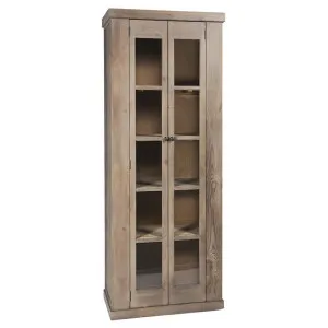 Grayson Recycled Pine Timber 2 Door Display Cabinet by Canvas Sasson, a Cabinets, Chests for sale on Style Sourcebook