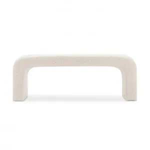 Harper Boucle Fabric Arch Bench Seat, 120cm, Cream by FLH, a Benches for sale on Style Sourcebook