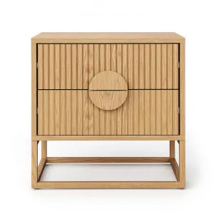 Braxton American Oak Bedside Table, Natural by FLH, a Bedside Tables for sale on Style Sourcebook