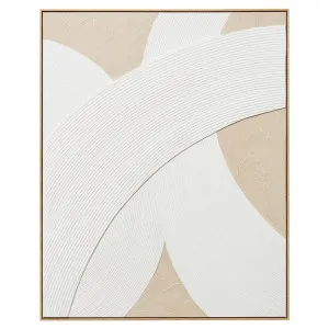 "Dallas" Framed Hand Painted Canvas Wall Art, 100cm by Elme Living, a Artwork & Wall Decor for sale on Style Sourcebook