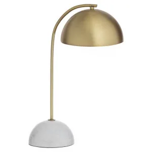 Amalfi Atticus Metal & Marble Table Lamp by Amalfi, a Table & Bedside Lamps for sale on Style Sourcebook
