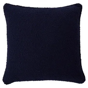 Amalfi Mavia Feather Filled Boucle Fabric Scatter Cushion, Navy by Amalfi, a Cushions, Decorative Pillows for sale on Style Sourcebook