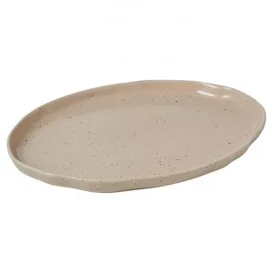 Amalfi Organic Glazed Porcelain Oval Platter, Antique White by Amalfi, a Plates for sale on Style Sourcebook