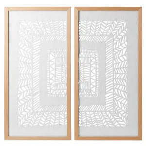 Amalfi Delvone 2 Piece Framed Rice Paper Wall Art Set, 80cm by Amalfi, a Wall Hangings & Decor for sale on Style Sourcebook