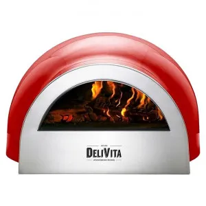 DeliVita Wood Fired Oven, Chilli Red by DeliVita, a Cookware for sale on Style Sourcebook