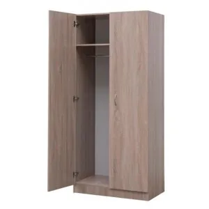 Mission 2 Door Wardrobe, Light Oak by EBT Furniture, a Wardrobes for sale on Style Sourcebook