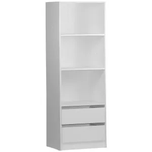 Mission Wardrobe Open Shelf Insert with 2 Drawers, White by EBT Furniture, a Wardrobes for sale on Style Sourcebook