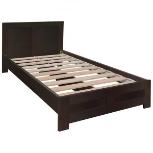 Hana Bed, King Single, Walnut by EBT Furniture, a Beds & Bed Frames for sale on Style Sourcebook