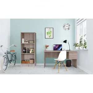Congo Study Desk & Bookcase Set, 90cm, Light Oak by EBT Furniture, a Desks for sale on Style Sourcebook