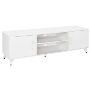 Hana 2 Door TV Unit, 149cm, White by EBT Furniture, a Entertainment Units & TV Stands for sale on Style Sourcebook