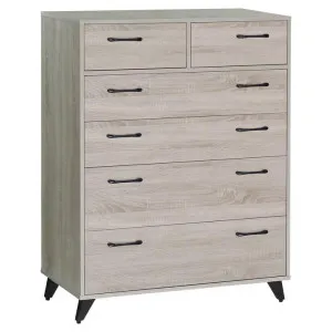 Hana 6 Drawer Tallboy, Light Oak by EBT Furniture, a Dressers & Chests of Drawers for sale on Style Sourcebook