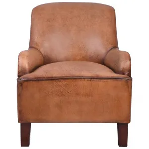 Glencoe Vintage Leather Armchair by Affinity Furniture, a Chairs for sale on Style Sourcebook